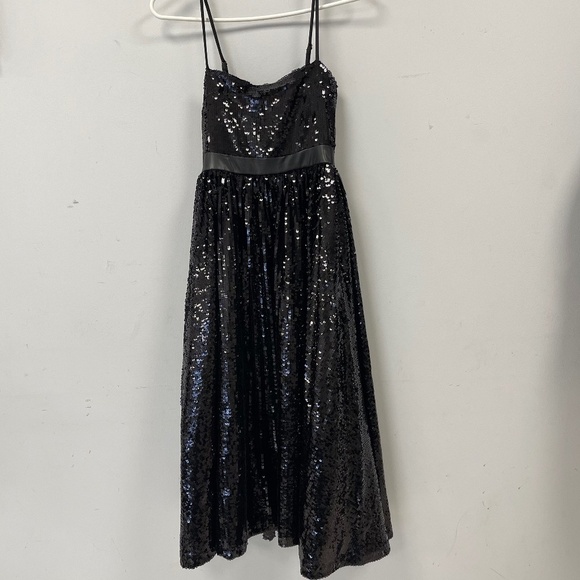 WeWoreWhat Sequin Midi Dress, Black, Size 2 - NWT - Picture 3 of 8